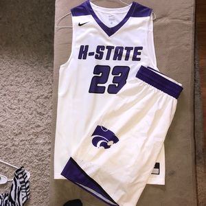 Nike Kansas State University Basketball Uniform